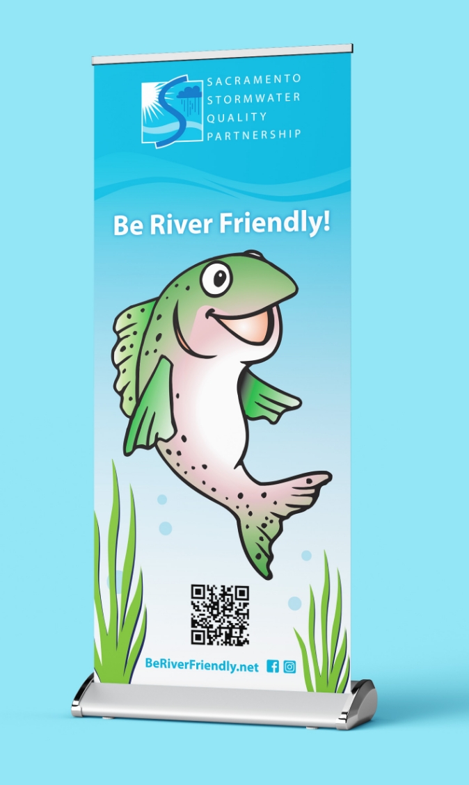 Be River Friendly Event Stand