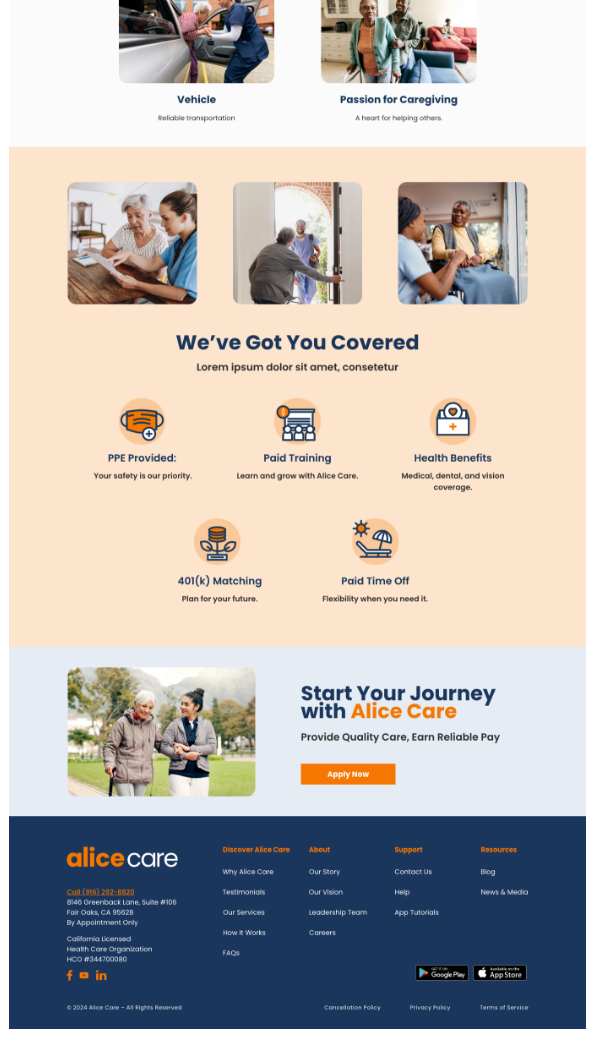 AliceCare-Recruitment-Website